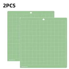 2pcs 12x12in Multi-Grip Cutting Mats For & Electronic Cutting Machines - Standard, Light Grip - Non-Slip, Flexible, Adhesive With Precise Measurements & Grid For Detailed Crafts, Precision Cutting Tools|Gridded Cutting Mats|Flexible Cutting Surfaces, Cutting Mat - Adhesive Mat For Vinyl Cutters And Die-Cutting Machines; Also Suitable For Hand Carving - Green2pcs - View 14