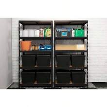 Garage Storage Racks - Matt Black + 1780H X 900W X 400D mm + 1 - View 6
