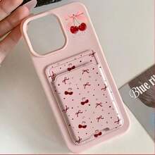 Bộ 2 ốp lưng điện thoại Cherry & Bow; Bộ 2 ốp lưng điện thoại + ngăn đựng thẻ, tương thích với Apple dòng 13, 11/11 Pro Max/12/12 Pro/12 Pro Max/13/13 Pro/13 Pro Max/14/14 Pro/14 Pro Max/15/15 Pro Max/15 Pro/16/16 Pro/16 Pro Max. - Nhiều màu - Xem 4
