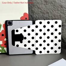 Ốp bảo vệ máy tính bảng dạng folio chấm bi có ngăn đựng bút, tương thích với iPad Pro (M5)/ Air (M3)/ 11"(A16)10.9/10.2/ Air thế hệ thứ 5/Pro11/10th/9.7/Air 2/ (thế hệ thứ 7)/ (thế hệ thứ 8)/ Air 4/5/ Pro 11/ Thế hệ thứ 10 10.9 inch 2022 Smart Case/ Air 13(M3 2025)/ Air 11(M3 2025)/ Air 11(M3 2025)/ 11(A16 2025), chức năng tự động ngủ/thức/Tương thích với 5/5PRO/6/6PRO/7/18PRO - Nhiều màu - Xem 9