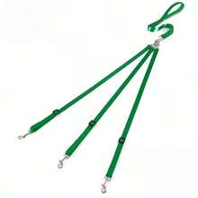 3-In-1 Dog Leash: Made Of Nylon Material, Available In Multiple Colors. Comes With A Detachable And Adjustable Auxiliary Leash, Very Suitable For Multi-Pet Households. Applicable For Car Travel, Hiking, Camping And Other Scenarios, Making Walking Dogs Outdoors Safer. - Green - View 7