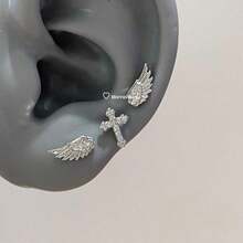 A Phoenix Spreading Its Wings And A Bird Full Of Diamonds Necklace, With A Light Luxury Temperament And Gorgeous Versatile Collarbone Chain, Suitable For Daily Wear, A Must-Have For Fashionable Ladies, And A Suitable Gift For Friends - 銀色 - 查看 5