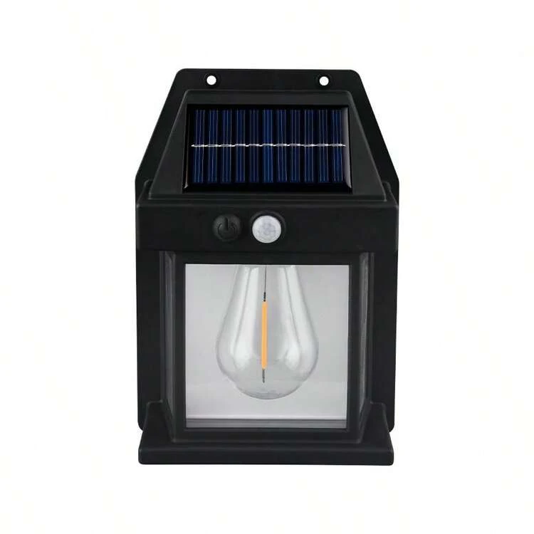 Grn-flashing 1/2/4/6 Pack Outdoor Solar Powered Lights For Door Front 3 Modes Switch Tungsten Wall Lamp Exterior Porch Patio Waterproof Night Light Control Fence Light With Motion Sensor Function For Garden House Garage - Solar Powered - View 10