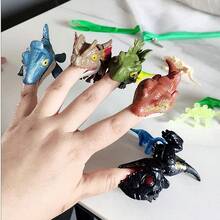 1/3/5件套恐龙及动物模型（随机款式，不重复）恐龙咬指玩具，新奇动物模型恐龙装饰品，吊坠，房间装饰，恐龙，恐龙玩具，恐龙礼物，恐龙玩具，多色，鳄鱼玩具 - 彩色 - 查看 5