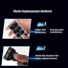 6-Layer Razor– Close & Smooth Shaving System, Ergonomic Grip Handle, High-Grade Stainless Steel Blades, Reduces Irritation, Ideal For Daily Grooming & Beard Trimming, Easy Rinse , Perfect Gift For Husbands, Fathers, Brothers - Multicolor - View 8