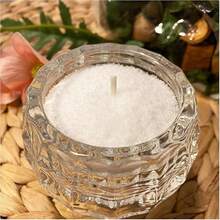 [DIY Candle Making Kit] 20 Wicks DIY Candle Making Kit - 300g/700g Pearled Wax Sand Set, Residue-Free & No Electricity Needed For Crafting Homemade Candles, Candle Making Supplies - A - View 1