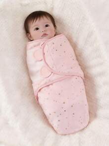 1件婴儿铝箔襁褓，舒缓防惊吓，新生儿星形铝箔包裹，柔软亲肤！ - 嬰兒燙金襁褓 - 查看 8