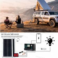 Bộ dụng cụ tự lắp ráp hệ thống năng lượng mặt trời: Biến tần 10000W (12V-110V/220V) + 2 tấm pin mặt trời + Bộ điều khiển sạc 100A - SEP-12K-2-D10000 - Xem 11