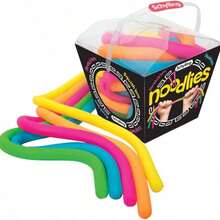 1pc Schylling NeeDo Noodle - Sensory Squeeze Toy - Stretchy Noodle - 10 Inches Long - Stress Relief Spaghetti Fidget Bracelet - Multicolor - View 5