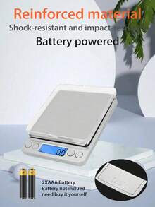 3kg High Precision Scale, Switchable Units, No Manual Calculation Needed, Made Of Durable Reinforced ABS, High-Definition LCD Display, Suitable For Kitchen And Jewelry Weighing, Auto Shut-Off - Battery Powered (Batteries Not Included) - Multicolor - View 8