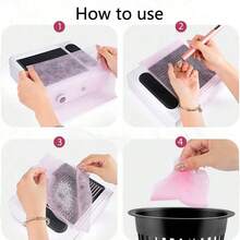 100pcs Nail Vacuum Cleaner Filter Paper, Pink Nail Trimmer Dust Collector Filter Paper, Nail Sander Accessory, Dust Filter For Most Nail Vacuum Cleaners, Home And Salon Nail Supplies.,Nail Supplies,Nail Machine - Multicolor - View 7