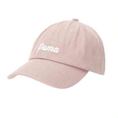 Puma Mũ lưỡi trai unisex ESS-SCRIPT-Dad-Cap, kiểu dáng tối giản, phong cách thường ngày, thích hợp cho hoạt động ngoài trời, mã sản phẩm 027039-02
