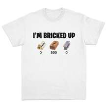 I'm Bricked Up Meme Tee, Cool Graphic Shirt, Perfect For Casual Outfits.Golf Gift T-Shirt For Men And Women - 白色 - 查看 1