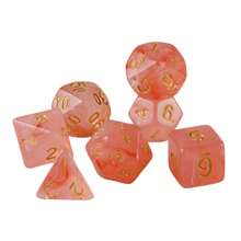 7-Piece Polyhedral Dice Set: Ideal For D&D, RPGs And Tabletop Board Games - Multicolor - View 4