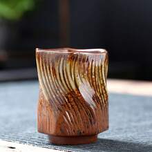 1 chiếc tách trà bằng gốm miệng vuông kiểu retro sáng tạo, tách cà phê cầm tay dùng trong gia đình. - Nhiều màu - Xem 16