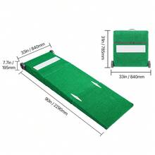 Pitching Mound, Portable Baseball Pitcher's Mound, 90 In IIndoor Outdoor Pitching Practice And Training Equipment, Softball Pitching Aids With Antifade Turf, Pitching Rubber, Carry Handles - 90 in - 查看 10
