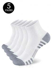 5/10/20 Pairs Of Sweat Absorbing Socks And Sports Socks - Multicolor - View 17