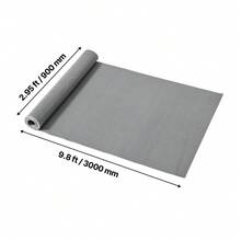 Drainage Mat, 90 X 300 Cm, PVC Non Slip Commercial Floor Mat, Wet Area Water Drain Splash Matting Hollow Doormat Roll, For Outdoor Indoor Restaurant Swimming Pool Patio Bathroom Washroom, Gray - 3*10 FT - 查看 10