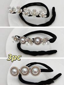 3/1 Women's Summer Hairpin, Fabric Ponytail Hairpin, Fried Dough Twists Clip, Women's Spin Ball, Hairpin, Online Celebrity Charm, Headdress, Sweet And Lovely Hairpin - One Size - View 13