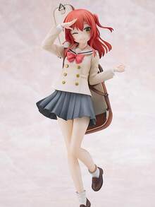 Doki Doki Literature Club! Literature Club Figure Model, Anime Character Cute Girl Figure Ornament, Height About 18CM, Monika Figure Model, Sayori Figure Model, Natsuki Figure Model, Yuri Figure Model, Home Desktop Anime Figure Model Ornament, Cute Girl Figure Model Ornament, Doki Doki Literature Club Figure, Doki Doki Literature Club Peripheral Figure Model (Model Base Transparent Or White Random) - Multicolor - View 4