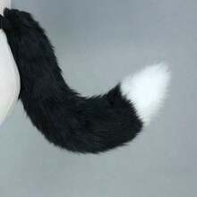 1pc New Cat Tail Set, Suitable For Masquerade Party, Performance, Cosplay Cat Girl Accessories, Tail With Tie, Suitable For Masquerade Party, Stage Performance, Halloween Costume Fall Halloween Accessories - 全新多色 - 查看 1