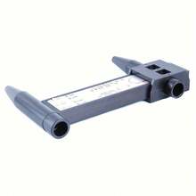 Calibrador de pinza PCD negro de 8 orificios, herramienta de medición del paso de los pernos de la rueda, regla de paso de los pernos de la rueda, regla de modificación del paso de los orificios, suministro directo de fábrica, calibrador de paso de orificios, regla de medición del paso de orificios - negro - Ver 10
