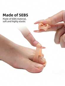 2pcs Toe Straightener, Suitable For Curled, Bent And Claw Toes, Can Lift And Correct Toe Deformities - A - View 3