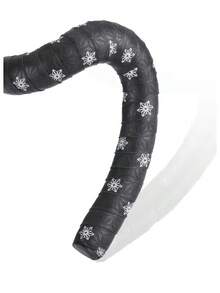 1 Pair Road Bike Handlebar Tape, Anti-Slip Shock Bar Tape With PU Anti-Vibration Wrap, Bicycle Handlebar Durable Tape - 黑色 - 查看 5