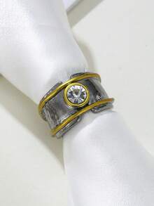 1枚波西米亚复古戒指，手工绘制/制作，男女皆宜，适合婚礼、订婚、圣诞礼物、日常佩戴 - 全年皆可佩戴的配饰 - 戒指 - 查看 6