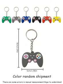 Bộ 6 màu tay cầm chơi game, móc khóa hình tay cầm chơi game, đồ trang trí tiệc sinh nhật, quà tặng cho bé trai bé gái, kỷ niệm, quà bỏ vào túi phần thưởng. - Nhiều màu - Xem 3