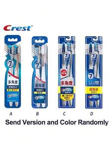 CREST Pasta de dientes Colgate Total 7-en-1 Anti-Placa 40g y set de cepillo de dientes - Menta - Ver 5