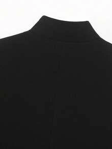 Áo blazer tay ngắn dáng lửng đa năng tối giản dành cho nữ, bộ sưu tập Xuân/Hè mới của Seelio. - màu đen - Xem 8