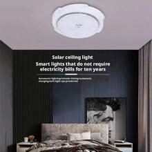 Solar Powered Ceiling Light, Wireless Indoor Solar Lamp For Home Use - Solar Ceiling Light - Small - View 5