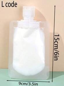 5/15 chiếc, 1.01/1.69/3.38 oz. Túi đựng mỹ phẩm dạng lỏng di động, túi đựng dầu gội mỹ phẩm có vòi, túi bóp có vòi đứng tái sử dụng, túi bóp rỗng có thể đổ đầy, chai du lịch. - Nhiều màu - Xem 11