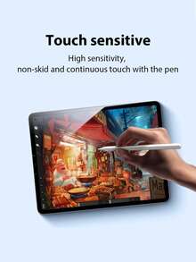 2 piezas Película protectora de vidrio templado Ultra HD compatible con Huawei MediaPad/Honor Pad, dureza 9H, cobertura completa, a prueba de explosiones, resistente a arañazos, capa suave repelente al aceite, sin burbujas, adsorción automática, película protectora - transparente - Ver 5