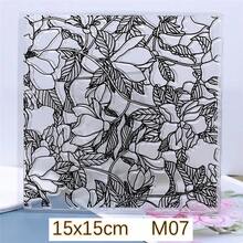 SNASAN hoja flor plantas arcilla polimérica textura sello hojas patrón arte en relieve arcilla herramientas de alfarería diseño Individual - NT-YH-M07 - Ver 3