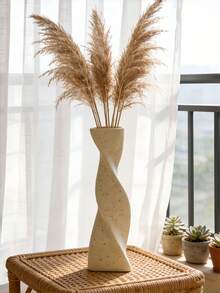 1pc Geometric Twisted Vase, Minimalist Yet Creative Geometric Rotating Vase, Suitable For Home, Living Room, Desk And Foyer Decor - Geometric Twist - View 7