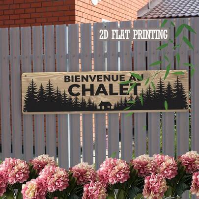 Biển hiệu trang trí bằng kim loại phẳng 2D "Chào mừng đến với Cabin", 1 chiếc, trang trí nhà cửa, đường phố, thích hợp cho nhà ở, nhà bếp, phòng tắm, hiên nhà, sân sau, nhà để xe, lối đi trong vườn, hàng rào, quà tặng tân gia, kích thước 4x16 inch, thiết kế phẳng 2D.