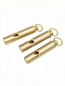 1 chiếc còi huấn luyện chó, dụng cụ huấn luyện chó, còi sinh tồn ngoài trời - Màu vàng - Xem 9
