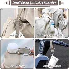 新款多功能行李挂钩，外置卡槽，背包行李带，旅行箱弹性带 - 多色 - 查看 10