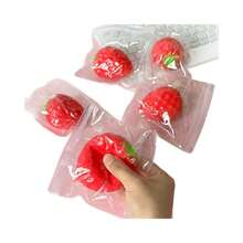 1 món đồ chơi giảm căng thẳng hình quả dâu tây mềm dẻo mới, đồ chơi tương tác năm 2026, món quà hoàn hảo cho bé trai, bé gái, bạn bè, sinh nhật, tiệc tùng, thanh thiếu niên. - Nhiều màu - Xem 7
