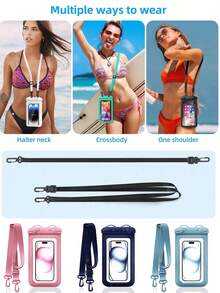 Waterproof Phone Bag, Large Capacity, Suitable For Swimming, Beach And Other Outdoor Activities, Can Store Wallet, Cards And Other Items, Waterproof Design, Suitable For Summer Vacation, Diving, Swimming, Beach And Other Occasions - Double Hook Waterproof Bag - View 5