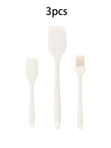 Bộ dụng cụ làm bánh 1 món/3 món/6 món, tích hợp dụng cụ cạo bột bằng silicon, thìa vét bánh chịu nhiệt cao, máy xay, cọ phết sốt, cọ phết dầu, dao phết kem, thìa vét kem bánh bằng silicon chống dính dùng trong nhà bếp. - Nhiều màu - Xem 21