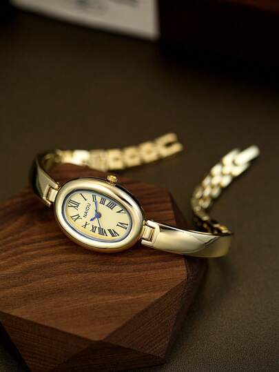 Đồng hồ thạch anh nữ thời trang, cổ điển, tinh tế và thanh lịch, phù hợp để đeo hàng ngày hoặc làm quà tặng sinh nhật/tốt nghiệp.