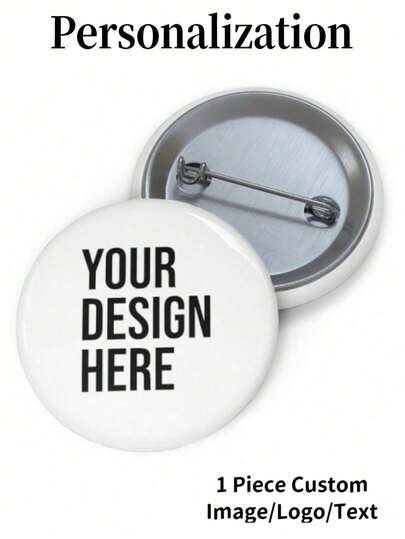 Custom Design Pin, Personalized Buttons, Customized Pin Badges, Buttons, Customizable Picture/Text/Design Button Badges, Backpack Button Accessories, Bag Accessories, Badge Brooch, Birthday Gifts, Wedding Gifts, Anniversaries, Graduation Ceremony, Suitable For Men, Women, Bridesmaids, Students