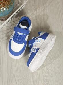 1 Pair Kids Spring Soft Bottom Casual Sneakers, Lightweight Sports Shoes For Boys And Girls - Blue - View 6