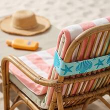 Towel Bands For Beach Chair Stretchable Beach Chair Bands, Windproof, Break-Resistant Beach Towel Bands, Multicolor Tropical Ocean Print Band, For Beaches, Pools, Cruise Essentials,Hawaiian-Style Pool Accessories For Relaxation, A Travel Essential - Multicolor - View 4