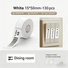 NiiMbot Giấy in nhãn nhiệt Nimbot D11/D101/D110, màu trắng trong suốt, chống thấm nước, chống dầu, tự dính, không để lại cặn, thích hợp cho máy in nhãn tại nhà, văn phòng, trường học và doanh nghiệp. - Nhiều màu - Xem 16