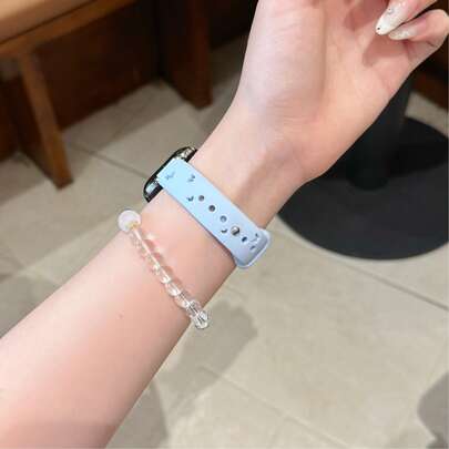 Dây đeo hình bướm rỗng màu Macaron, tương thích với Apple Watch Series 1/2/3/4/5/6/7/8/9/10/11SE/Ultra, phù hợp với các kích thước 38mm 40mm 41mm 42mm 44mm 45mm 49mm, thiết kế hình bướm rỗng, thời trang, phụ kiện, phụ kiện đi lại hàng ngày
