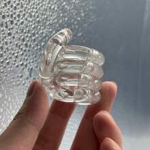 Juguete de descompresión con cristal de colores y giro, herramienta inteligente para el entrenamiento de enfoque y alivio del estrés para adultos - Multicolor - Ver 17